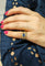 Bague 52 Bague jonc en or 18K avec saphir et diamants 58 Facettes Bag.Soleil