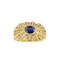 Bague 52 Bague jonc en or 18K avec saphir et diamants 58 Facettes Bag.Soleil
