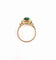 Bague 55 Bague en or jaune 18K, émeraude et diamants 58 Facettes Bag.Em.Ep.FA.25
