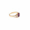 Bague 55 Bague rubis et diamants en or jaune 18K 58 Facettes Bag.Ov.6Dt.FA35R