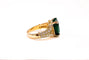 Bague 54 Bague émeraude et diamants en or 18K 58 Facettes BAG.EMER.XL