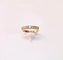 Bague 53.5 Demi-alliance - Bague en or jaune 18K et diamants 58 Facettes All.Demi.FA.19-J