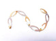 Bracelet Bracelet style années 70 en or jaune et blanc 18K 58 Facettes Bra.ans70-1123-3