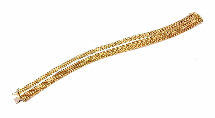 Bracelet Bracelet ruban en or jaune 18 carats 58 Facettes BRAC.RUBAN.1251