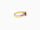 Bague 53.5 Bague rubis et diamants en or jaune 18K 58 Facettes Bag.rub.FA-48