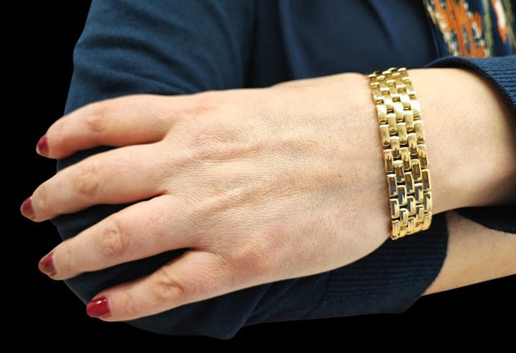 Bracelet Bracelet grain de riz en or jaune 18 carats 58 Facettes BRAC.RIZ.1267.2