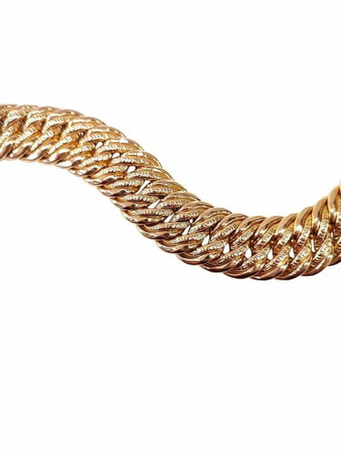 Bracelet Bracelet maille américaine en or jaune 18K 58 Facettes BRAC.US.1289