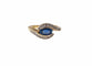 Bague 54 Bague saphir et diamants en or jaune 18K 58 Facettes BagSap.oeil-1388