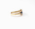 Bague 54 Bague saphir et diamants en or jaune 18K 58 Facettes BagSap.oeil-1388