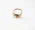 Bague 54 Bague saphir et diamants en or jaune 18K 58 Facettes BagSap.oeil-1388