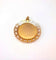 Pendentif Médaille Vierge cerclée en or jaune 18K 58 Facettes Med.Vierge.1369