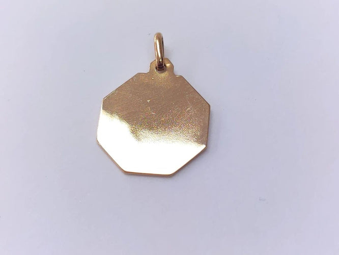 Pendentif Paul Brandt - Médaille octogonale Christ en or jaune 18K 58 Facettes Med.Christ-1093