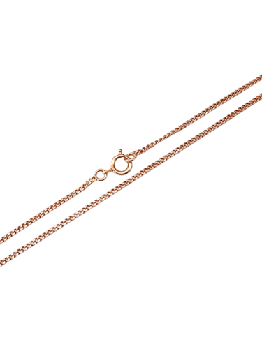 Collier Chaîne maille gourmette 46 cm en or jaune 18K 58 Facettes CH.gour-1368.3