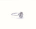 Bague 58 Bague marguerite en or blanc 18K et diamants 58 Facettes Bag.marg-1680