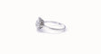 Bague 58 Bague marguerite en or blanc 18K et diamants 58 Facettes Bag.marg-1680