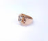 Bague 55 Bague Tank en or rose 18K sertie d’une aigue-marine 58 Facettes BagTank.A.M-1725