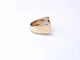 Bague 51 Bague tank en or 18K et rubis de synthèse 58 Facettes Ba.Tank.RuSy1725