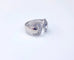 Bague 55 Cartier Collection C - Bague ouverte en or blanc et diamants 58 Facettes DV-Cartier-49