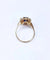 Bague 53.5 Bague marguerite entourage en or jaune 18K, saphir et diamants 58 Facettes Bag.marg.S-1767