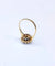 Bague 53.5 Bague marguerite entourage en or jaune 18K, saphir et diamants 58 Facettes Bag.marg.S-1767