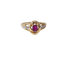 Bague 59 Bague jonc en or jaune 18K avec rubis et diamants 58 Facettes Bag.jonc.R-1801