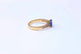 Bague 54 Bague saphir et diamants en or jaune 18K 58 Facettes Bag.S.cx-FA-.55