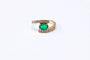Bague 54 Bague émeraude et diamants en or jaune 18K 58 Facettes Bag.Em.cx.FA.53