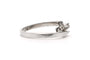 Bague 51 Bague contemporaine en or blanc et diamants 58 Facettes 23339