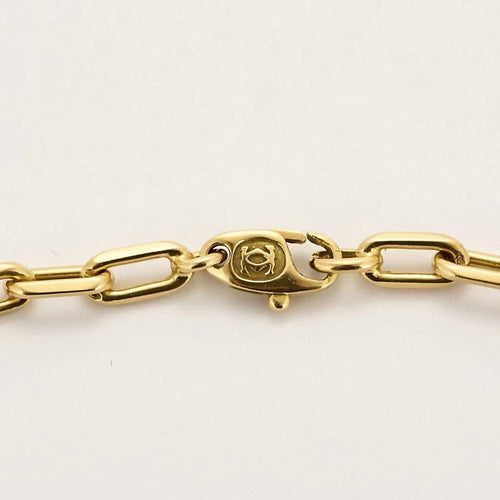 Collier Cartier - Chaîne Santos à maille Santos en or jaune 18k 58 Facettes DADB-17
