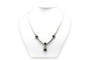 Collier Collier années 1970 en or blanc 18 carats avec saphirs et diamants 58 Facettes 23301