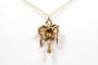 Pendentif Pendentif Napoléon III en or jaune 18 carats serti d’émail 58 Facettes B437