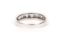 Bague 56 Alliance demi-américaine - Bague en or blanc 18 carats et diamants 58 Facettes 19361