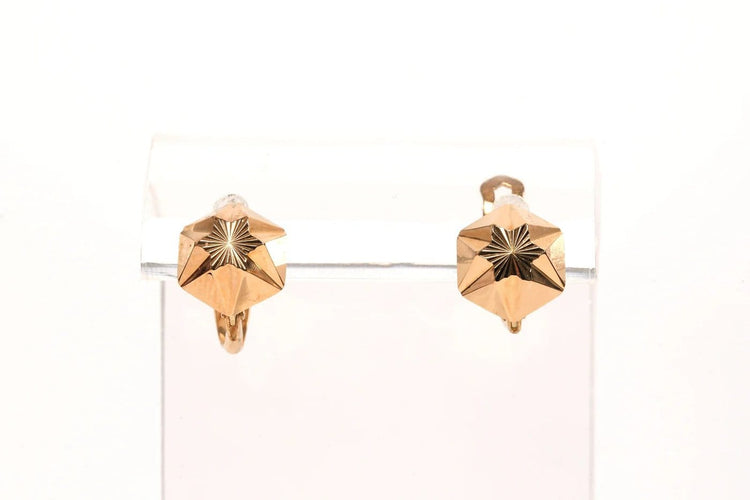 Boucles d'oreilles Boucles d’oreilles Art déco en or jaune 18 carats 58 Facettes 21800