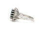 Bague 53 Bague années 70 en or blanc 18 carats, saphir et diamants 58 Facettes 21734