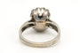 Bague 55 Bague Art déco en or blanc, perle et diamants 58 Facettes 19737