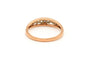 Bague 57 Bague en or rose et or blanc 14 carats sertie de diamants 58 Facettes 17572