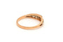 Bague 57 Bague en or rose et or blanc 14 carats sertie de diamants 58 Facettes 17572