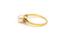 Bague 54 Bague Art déco en or jaune 18 carats, perle et diamants 58 Facettes 22905