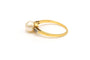 Bague 54 Bague Art déco en or jaune 18 carats, perle et diamants 58 Facettes 22905