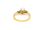 Bague 54 Bague Art déco en or jaune 18 carats, perle et diamants 58 Facettes 22905