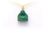 Pendentif Pendentif contemporain en or jaune 18 carats et turquoise 58 Facettes 19261