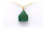 Pendentif Pendentif contemporain en or jaune 18 carats et turquoise 58 Facettes 19261