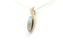 Pendentif Pendentif années 70 en or jaune 18 carats serti d’une opale 58 Facettes 20173