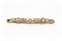 Broche Broche Art déco sertie de diamants en or blanc et jaune 18 carats 58 Facettes 20675
