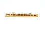 Broche Broche Art déco sertie de diamants en or blanc et jaune 18 carats 58 Facettes 20675
