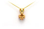 Pendentif Pendentif contemporain en or jaune 18 carats serti de citrines et diamants 58 Facettes 21040
