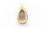 Pendentif Pendentif contemporain en or jaune 18 carats, quartz fumé et diamants 58 Facettes 22322