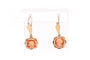 Boucles d'oreilles Boucles d’oreilles dormeuses années 50 en or jaune et camées 58 Facettes 22143