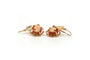 Boucles d'oreilles Boucles d’oreilles dormeuses années 50 en or jaune et camées 58 Facettes 22143
