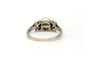 Bague 55 Bague Art déco en or blanc 18 carats avec perle et diamants 58 Facettes 22271